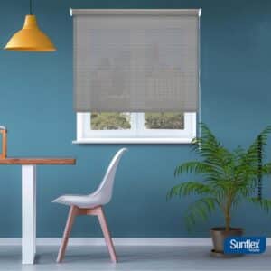 Cortinas Enrollable Translucida color Gris Perla