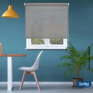 Cortinas Enrollable Translucida color Gris Perla