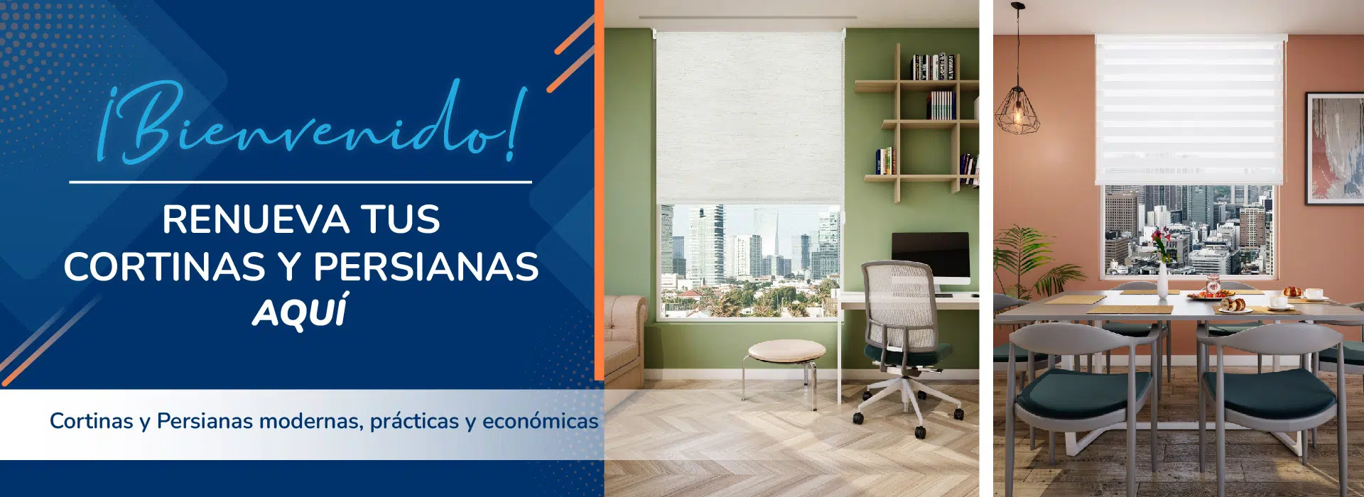 En Sunflex tenemos las mejores cortinas y persianas listas para usar