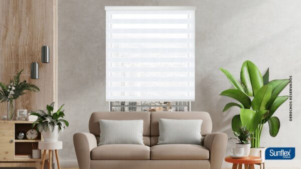 Cortinas Roller Duo Pure White